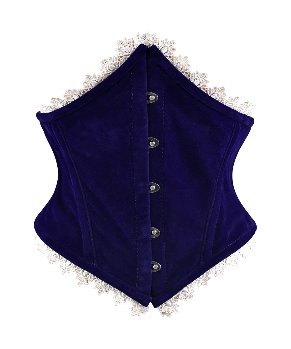 Steel Boned Womens Velvet Corset ?? Waist Cincher