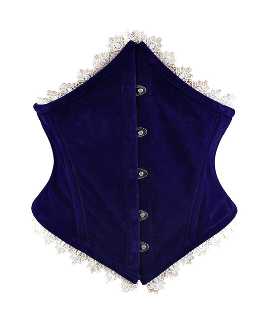 Steel Boned Womens Velvet Corset ?? Waist Cincher