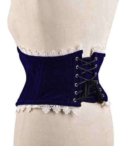 Steel Boned Womens Velvet Corset ?? Waist Cincher