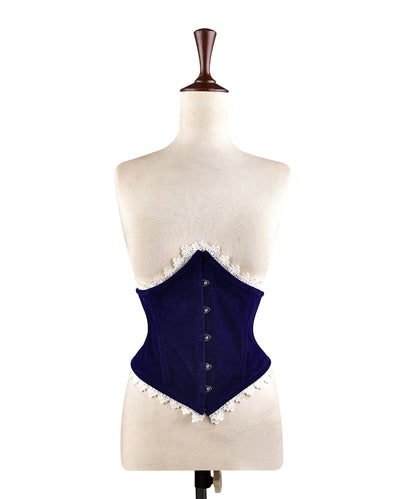 Steel Boned Womens Velvet Corset ?? Waist Cincher
