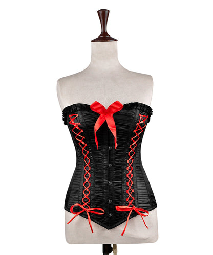 Plus Size Steel Boned Overbust Corset ??Laced Corset