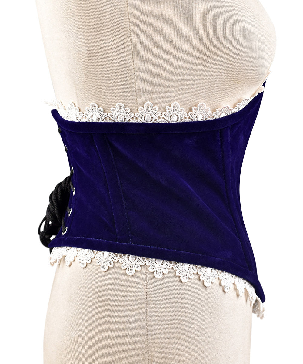 Steel Boned Womens Velvet Corset ?? Waist Cincher