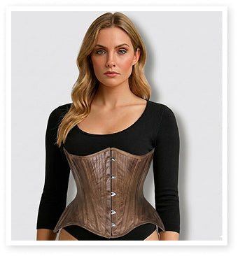 Steampunk Steel Boned Underbust corset