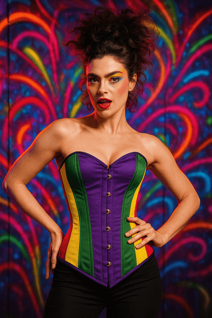 Handmade Waist Shaping Corset – Front Hook & Lace-Up