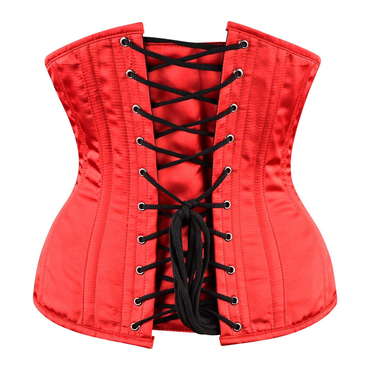 Scarlet Red Satin Underbust Corset