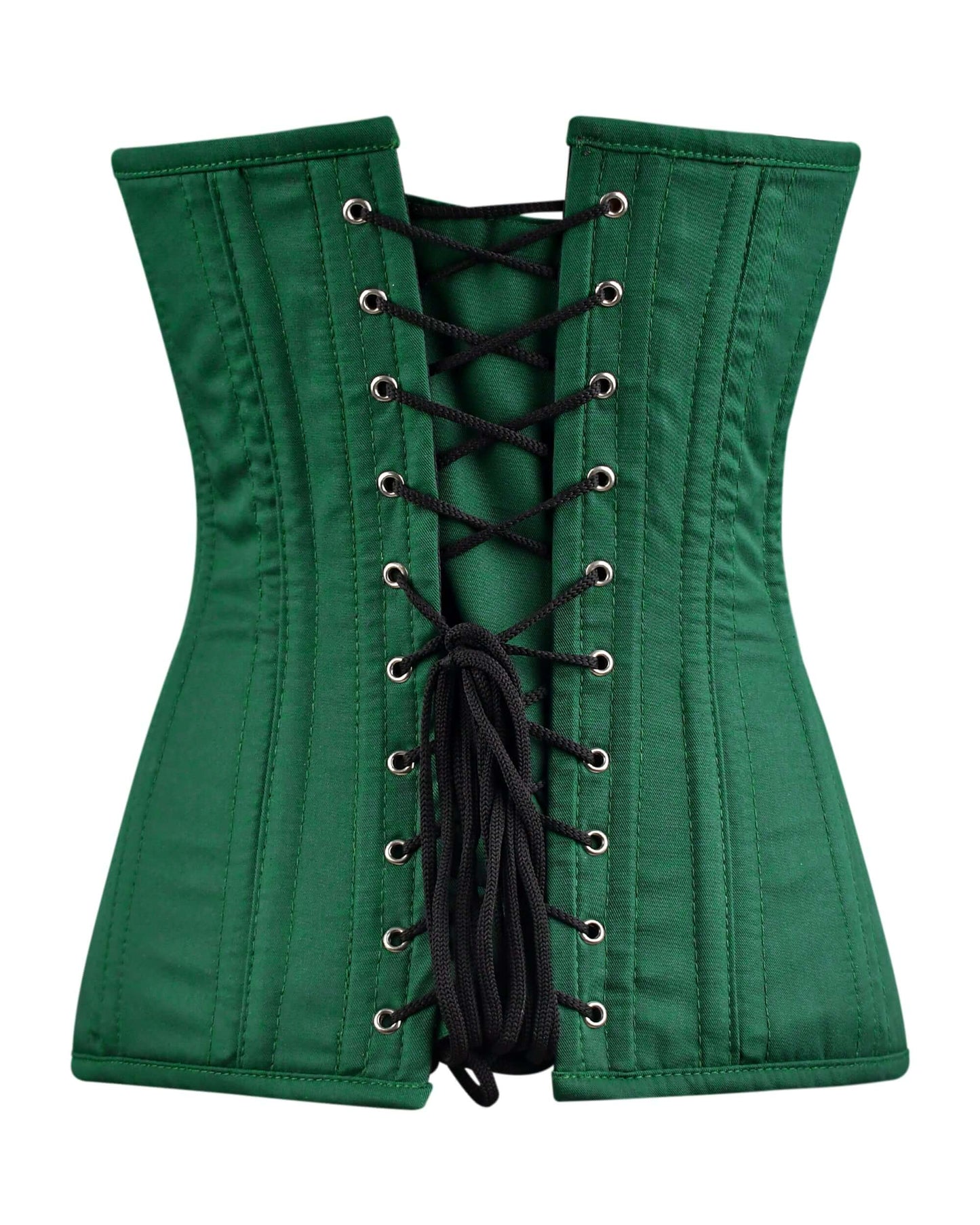 Cotton Corset with Front Hook Steel Boning