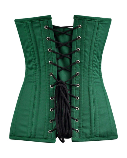 Cotton Corset with Front Hook Steel Boning