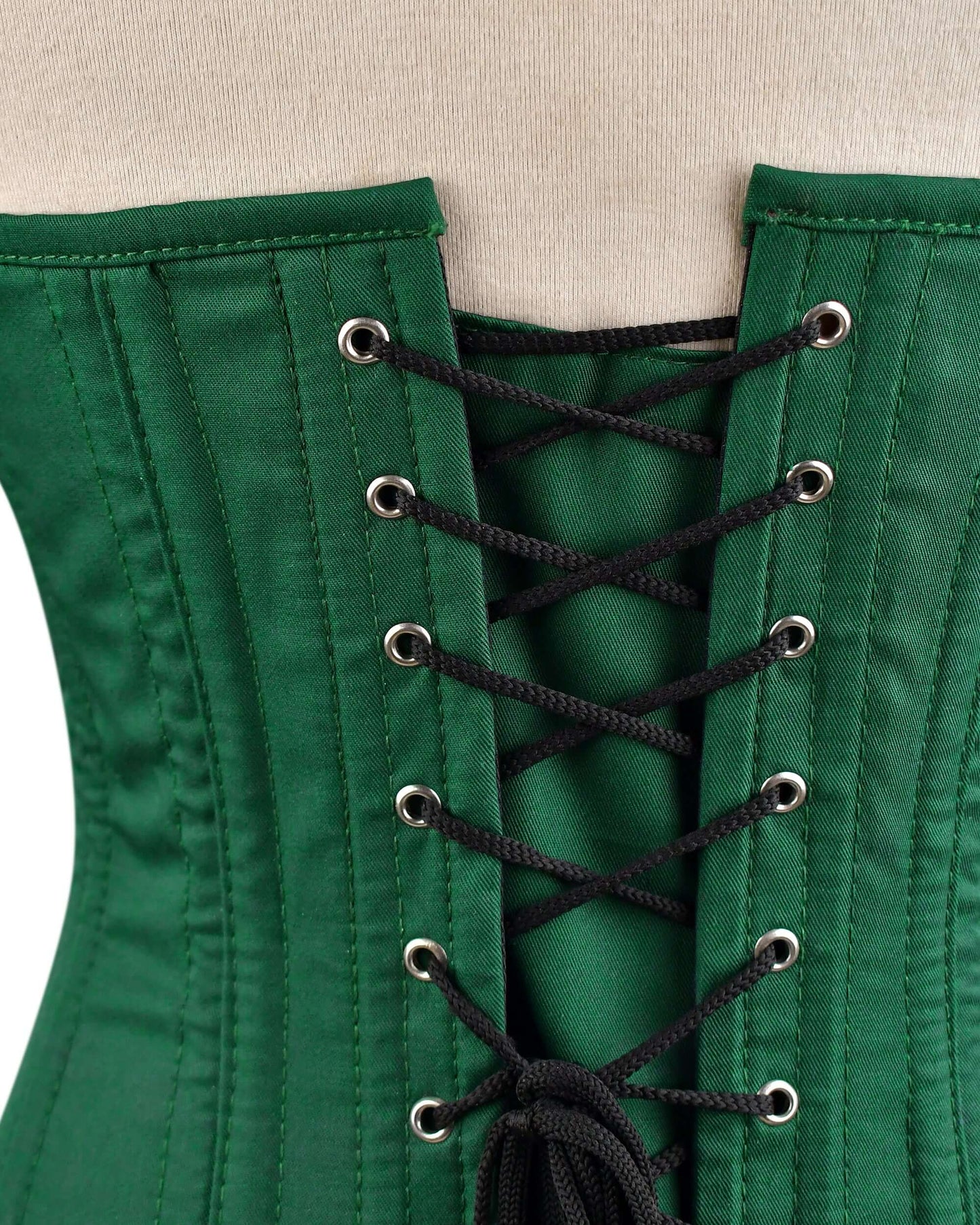 Cotton Corset with Front Hook Steel Boning