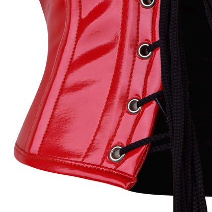 Red Patent Leather Corset