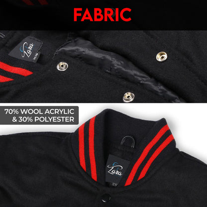 Letterman Jacket Leather Sleeves - College Jacket