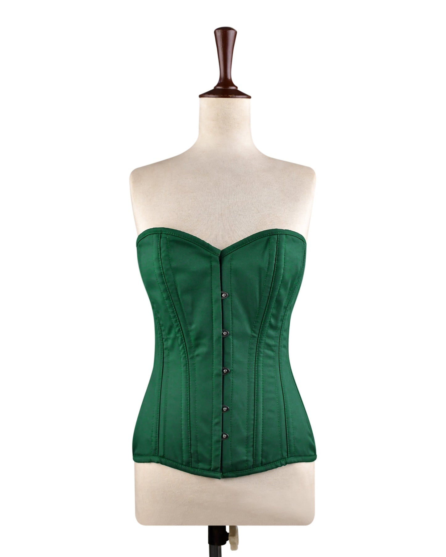 Cotton Corset with Front Hook Steel Boning