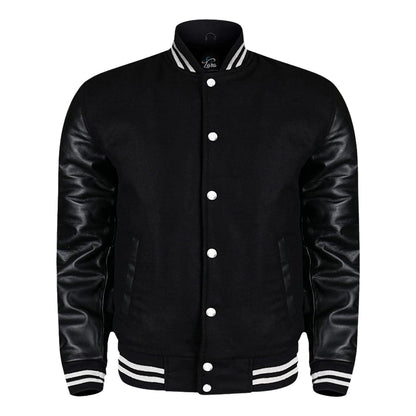 Men Varsity, Baseball , College Jacket with Leather Sleeves