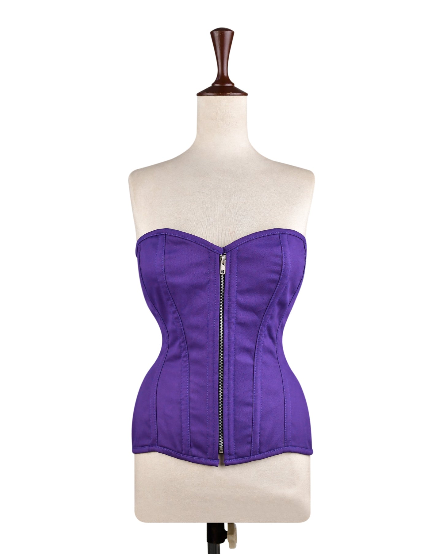 Purple Overbust Corset – Steel Boned, Plus Size