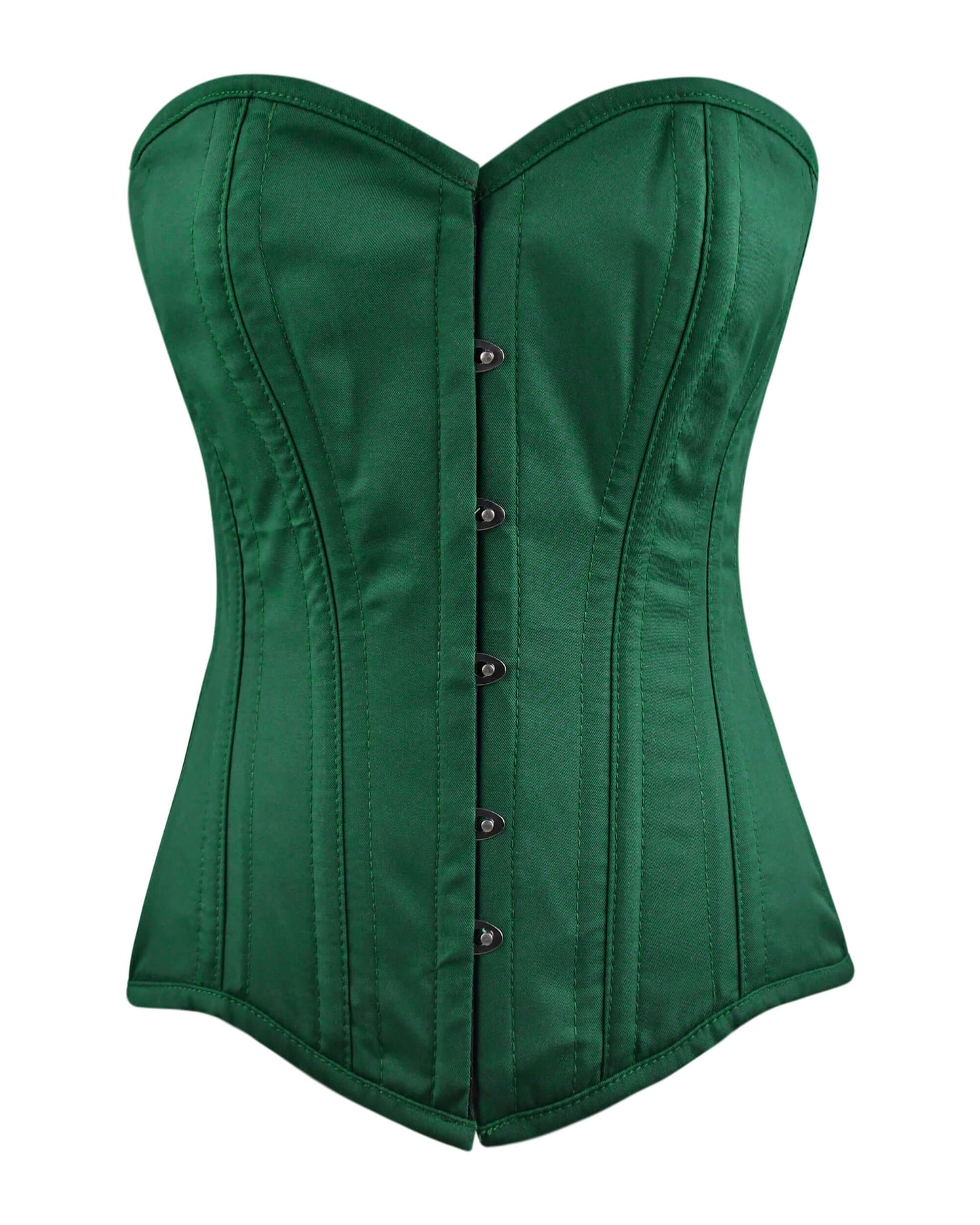 Cotton Corset with Front Hook Steel Boning