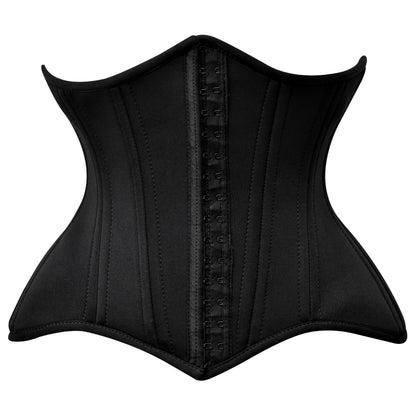 Handmade Black Spandex Underbust Waist Trainer Faja