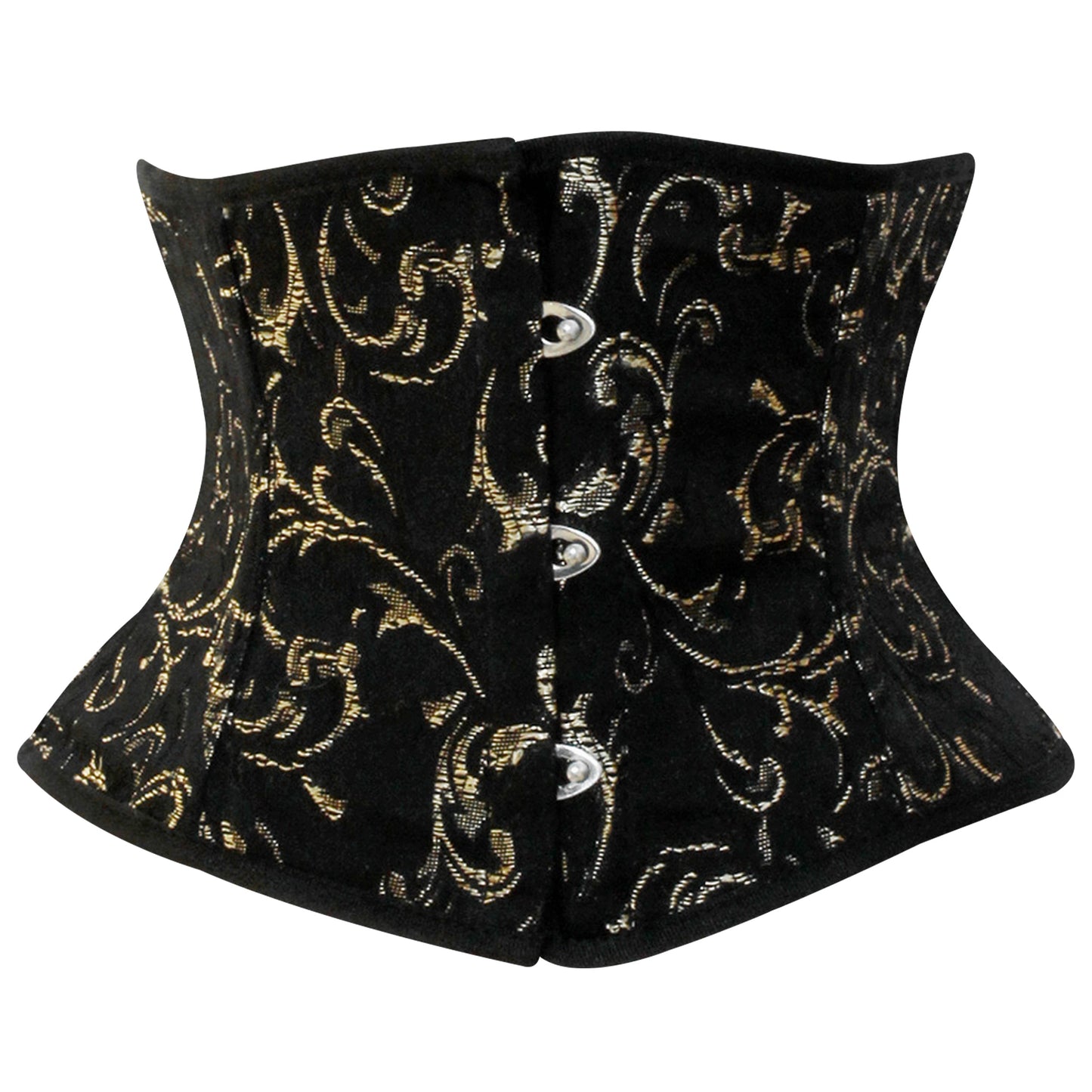 Blue Brocade Mini Cincher corset - Waist Trainer Short torso