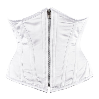 Ivory White Satin Underbust Corset