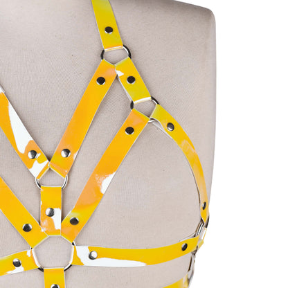 HAR-273 Yellow Holographic PVC Harness