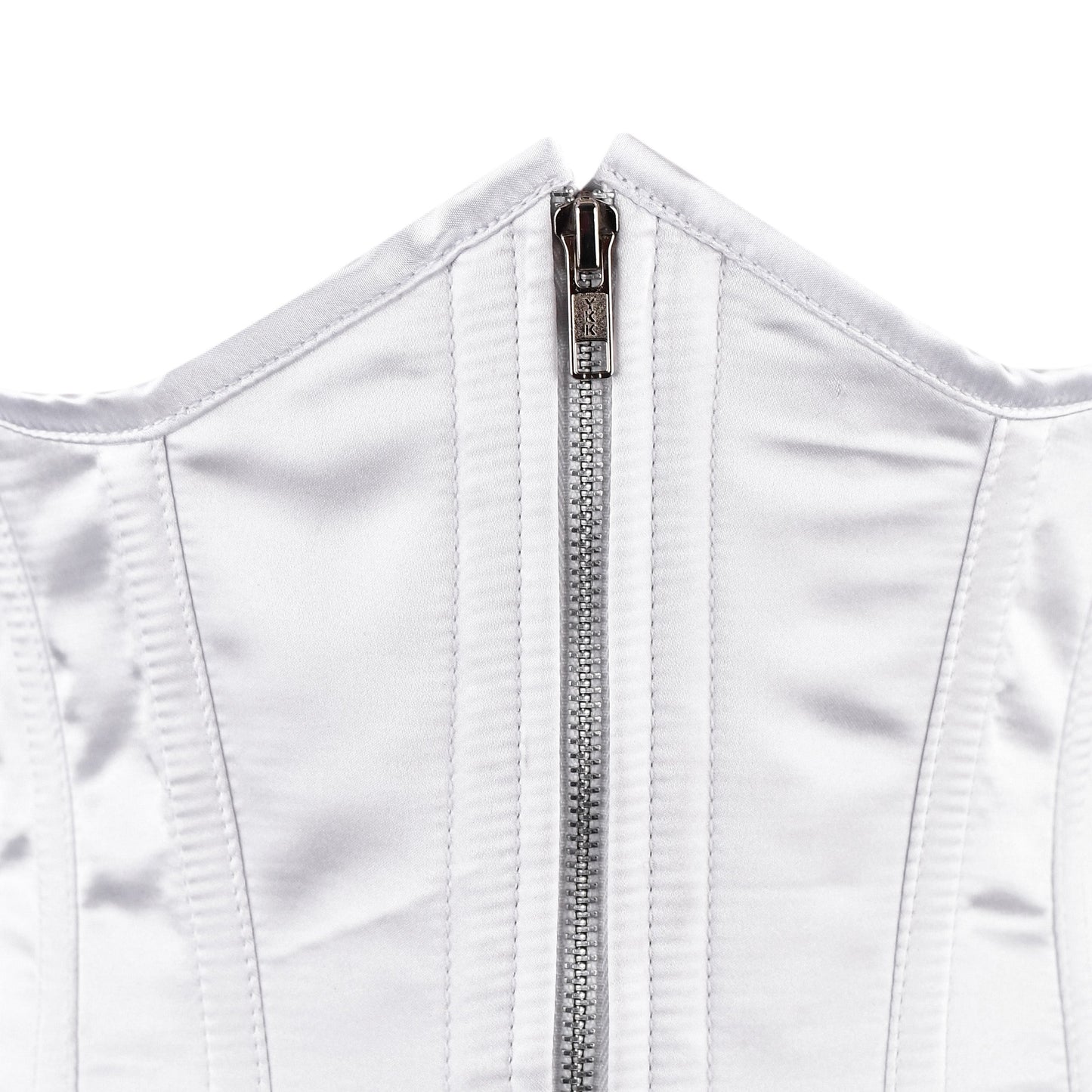 Ivory White Satin Underbust Corset