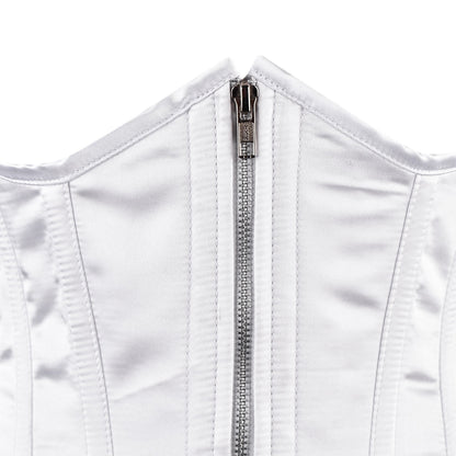 Ivory White Satin Underbust Corset