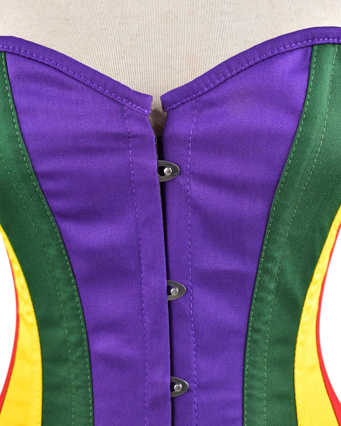 Handmade Waist Shaping Corset – Front Hook & Lace-Up