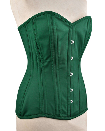 Cotton Corset with Front Hook Steel Boning