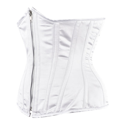 Ivory White Satin Underbust Corset