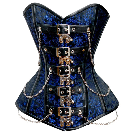 Elegant Overbust Handmade Steel Boned Corset for Women